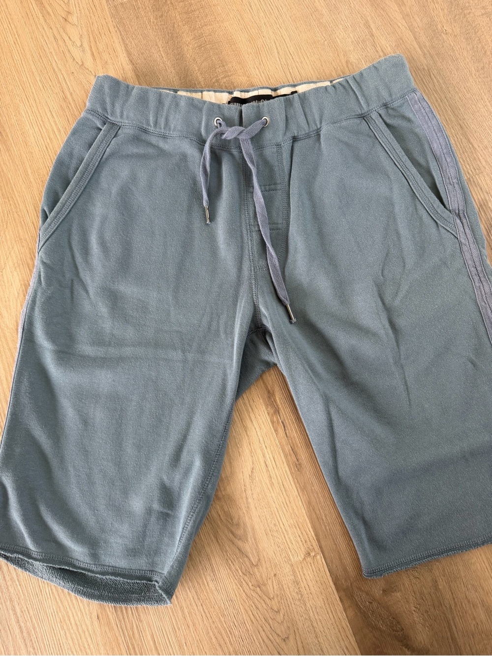 Men's Drawstring Casual Shorts in Slate Blue